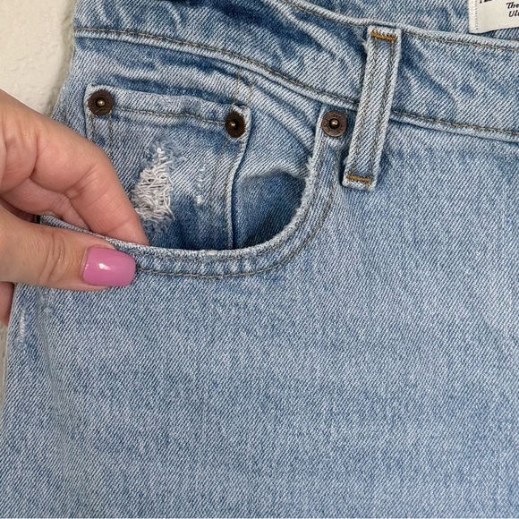 ABERCROMBIE & FITCH 28 Long 6 4 Curve Love 90s Straight Ultra High Rise Jeans - Picture 6 of 12